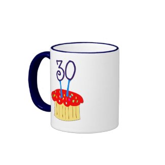 30th Birthday Cupcake mug