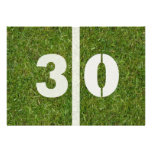 30th Birthday Football Party Invitation