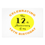 30th Birthday Gag Gift Personalized Announcements