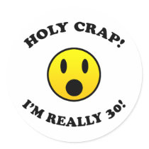 30th Birthday Gag Gifts stickers