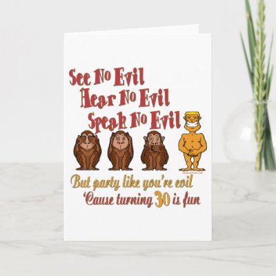 30th Birthday Gifts cards