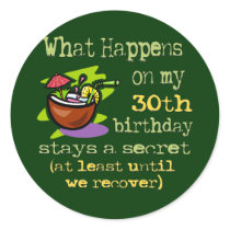 30th Birthday Gifts stickers by DesignsOutOfMind 30th Birthday Gifts stickers