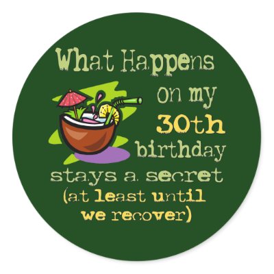 30th Birthday Gifts stickers