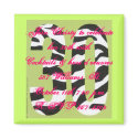 30th birthday invitation magnets