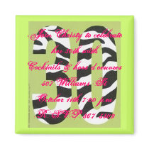 30th birthday invitation magnets by christyg1014 30th birthday invitation magnets