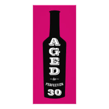 30th Birthday Invitations Wine Aged to Perfection