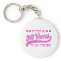 30th Birthday Key Chains