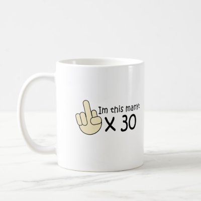 30th Birthday mugs