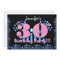 30th Birthday Party Invitation Template