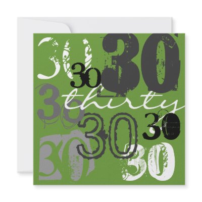 30th Birthday Party Invitations