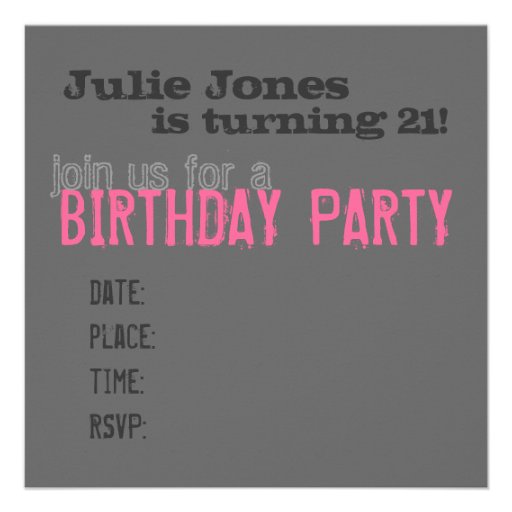 30th Birthday Party Invitations