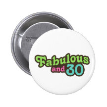 30th Birthday Pins