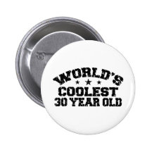 30th Birthday Pins