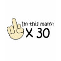30th Birthday t-shirts