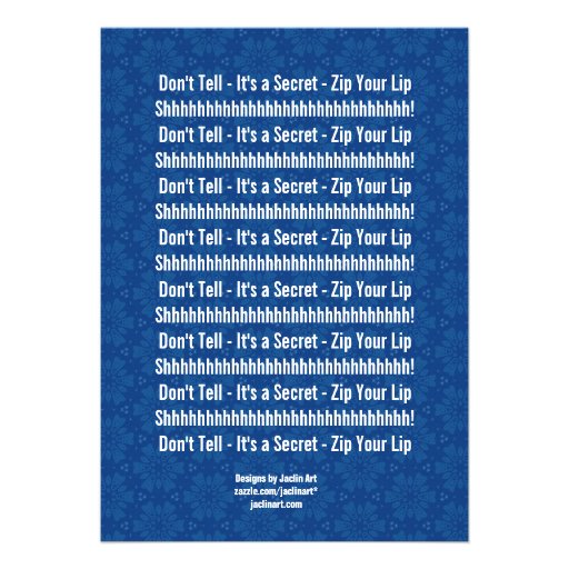 30th Surprise Birthday Blue Geometric Star Flowers Custom Invites