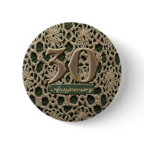 30th Wedding Anniversary Buttons