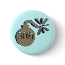 30th Wedding Anniversary Buttons