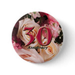 30th Wedding Anniversary Buttons