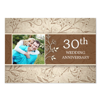 30 year wedding anniversary invitations