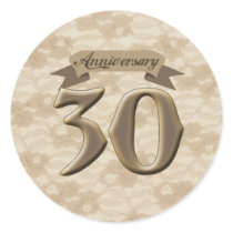 30thanniversary5 round stickers