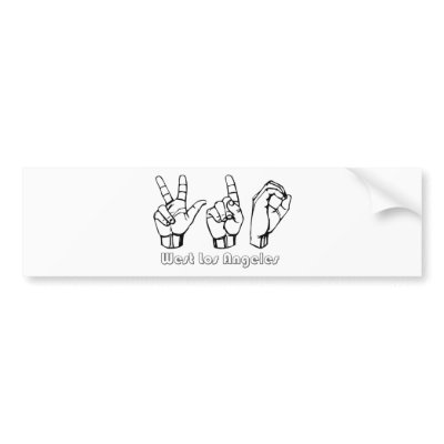 310- - West Los Angeles Bumper Stickers by yanhast01