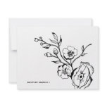 311-311-Lush Black & White RSVP Custom Announcement