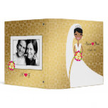 311 African American Bride Golden Binder