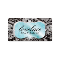 311 Aqua Platter Lace labels