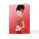 311-Asian Bride Shower Invitation card