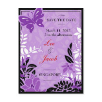 311-ASIAN GARDEN SAVE THE DATE postcards