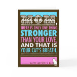 311 Bad Breath Mother's Day Funny Cat's Card