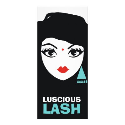 311 Beautiful Bindi | Luscious Lash Rack Card Template by Jill311