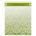 311-Belladonna Damask Lime Letterhead