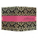 311-Belladonna Damask Pink Binder