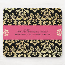 311-Belladonna Damask Pink Mousepad