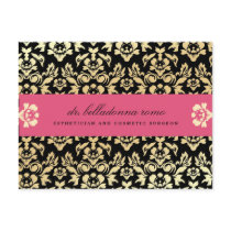311-Belladonna Damask Pink Postcard