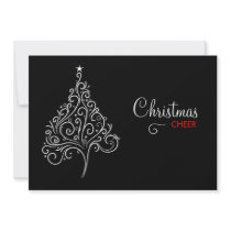 311-Black and White Christmas Invite
