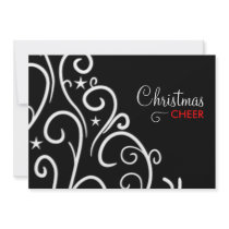 311-Black and White Christmas Invite
