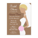 311-BLONDE BRIDE SHOWER INVITATION postcards by Jill311 311-BLONDE BRIDE SHOWER INVITATION postcards
