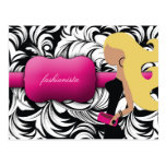 311-Blonde Fashionista Postcard