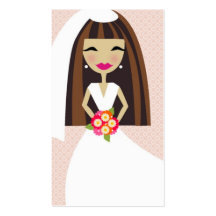 311-BLUSHING BRIDE BUSINESS CARD