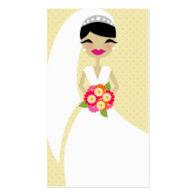 311-BLUSHING BRIDE BUSINESS CARD