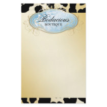 311 Bodacious Boutique Blue Leopard Flyer