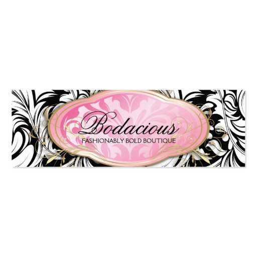 311 Bodacious Boutique Lavish Hang Tag Business Cards (front side)