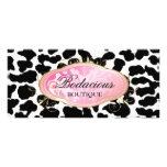 311 Bodacious Boutique Leopard Rack Card Template