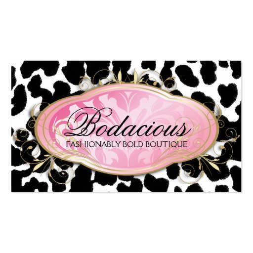 311 Bodacious Boutique Leopard Spots Business Card