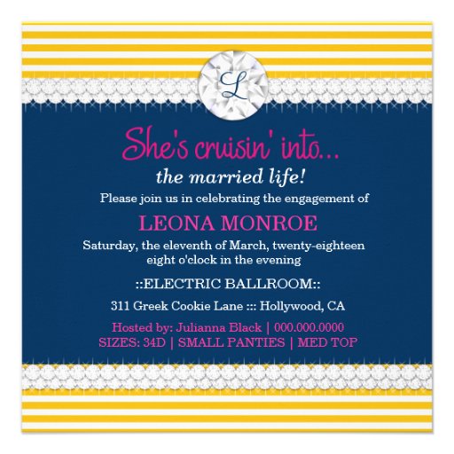 311-Bombshell Silhouette Nautical Bluer Lingerie Announcement