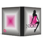 311-Bombshell Silhouette Square Pink Fade binders