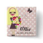 311-BRIDAL PARTY PIN INTERCHANGEABLE HAIR buttons