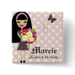 311-BRIDAL PARTY PIN INTERCHANGEABLE HAIR buttons